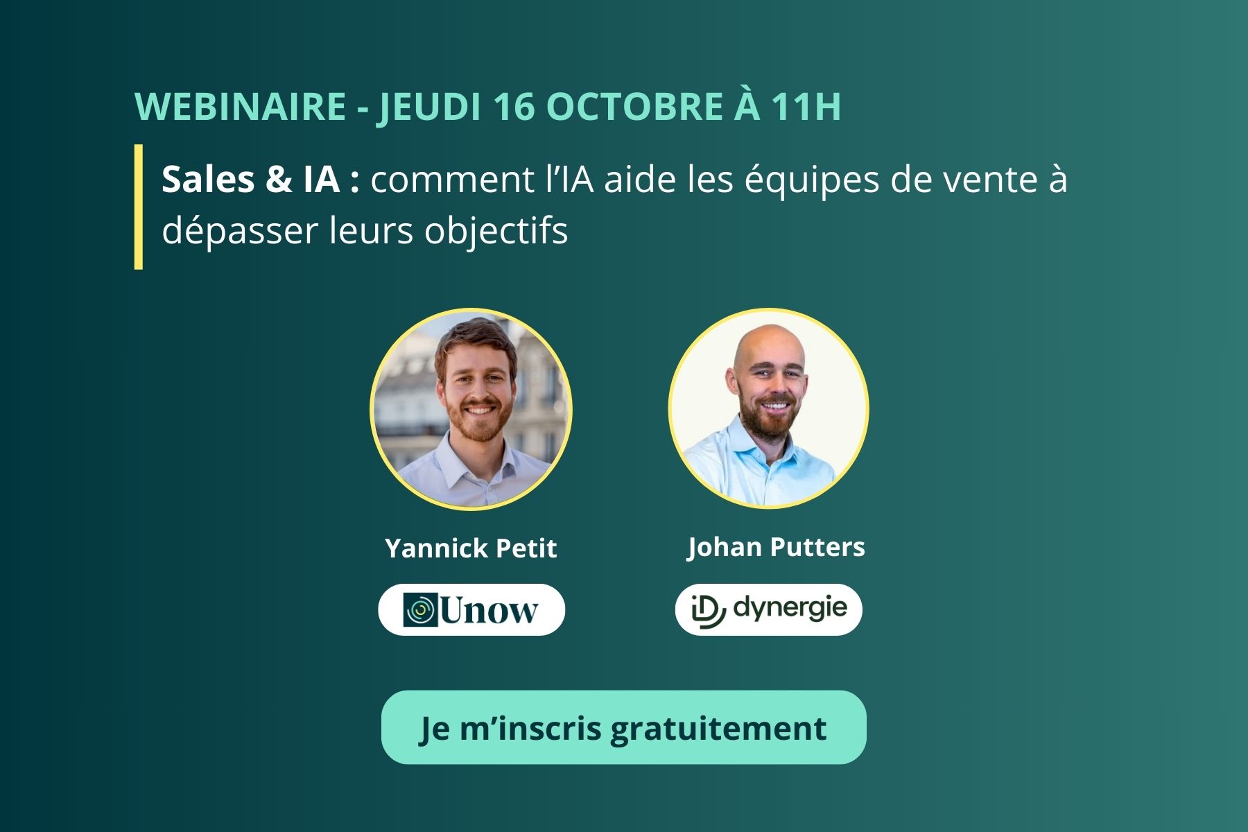 Webinaire - Sales & IA : comment l'IA aide les équipes de vente à dépasser leurs objectifs