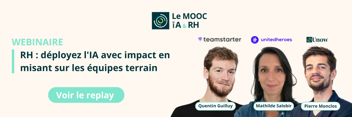RH : d&eacute;ployez l'IA avec impact en misant sur les &eacute;quipes terrain