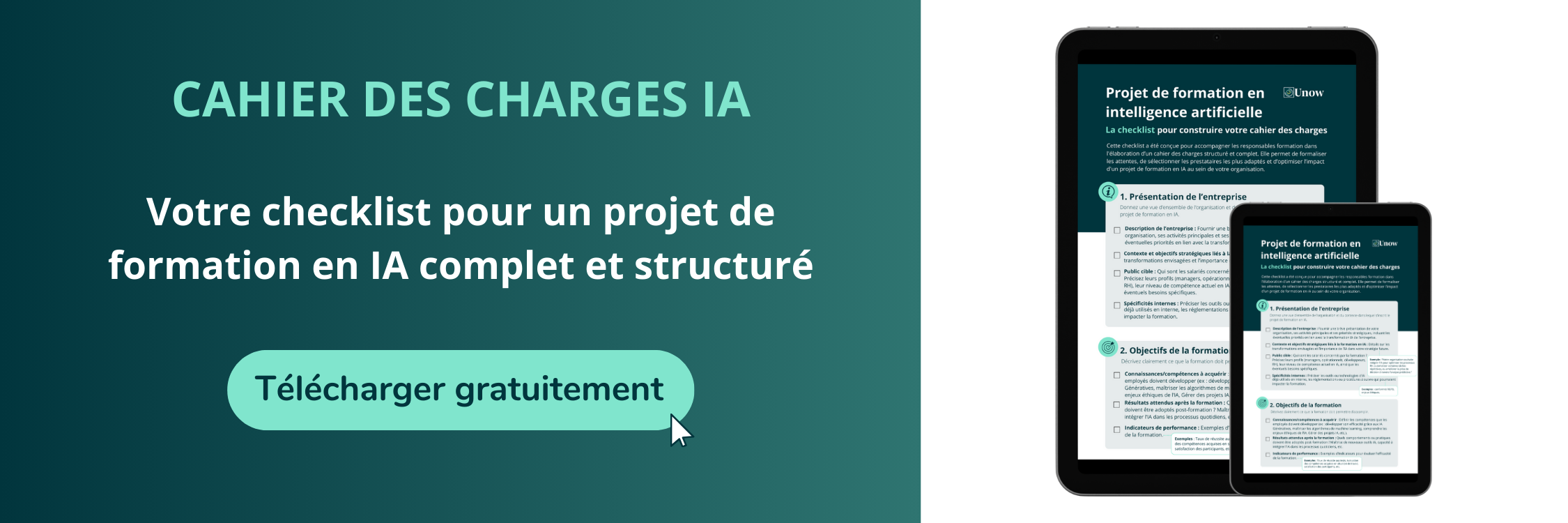 Cahier des charges IA